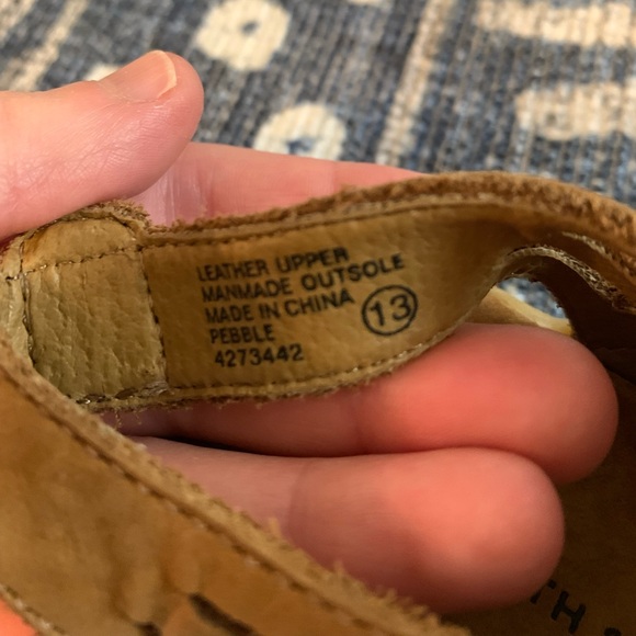 Earth shoe leather (upper) sandals size 13 toddler - Picture 5 of 9